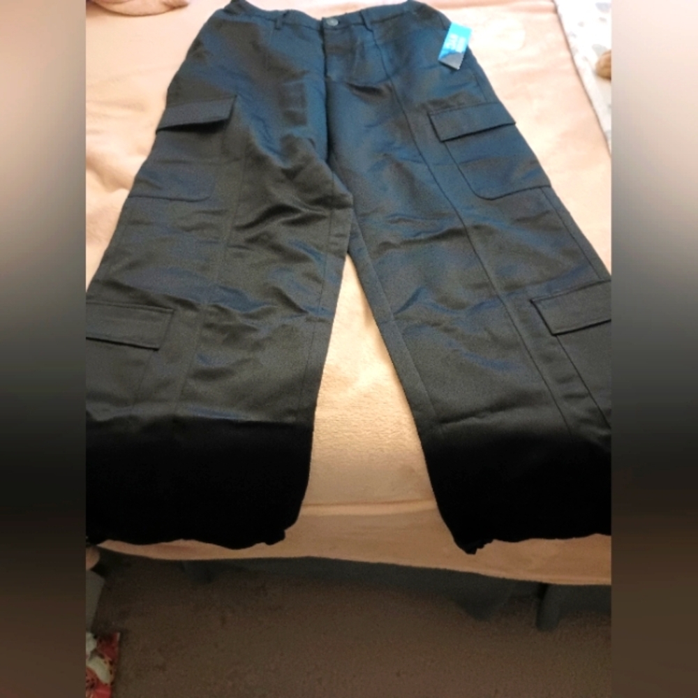 NYC Madden Silky Sheen Cargo Pants